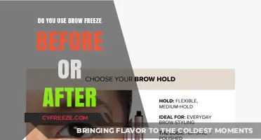 Brow Freeze: Before or After? Timing Tips for Perfect Brows