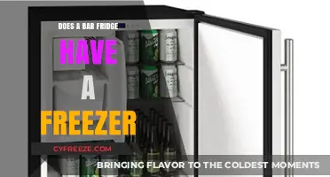 Exploring the Features: Does a Bar Fridge Include a Freezer?