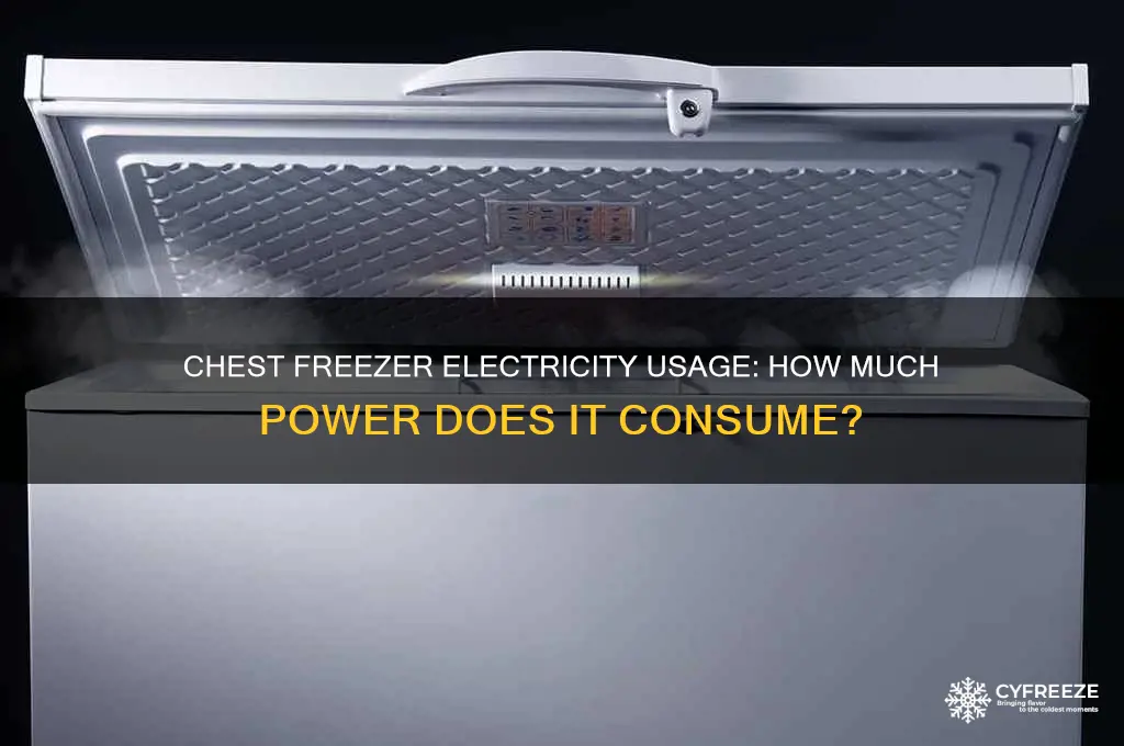 does a chest freezer use a lot of electricity