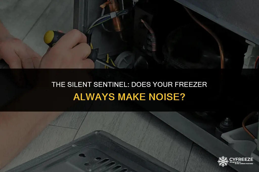 does a freezer always make noise