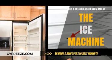 Does a Freezer Drain Clog Affect the Ice Machine?