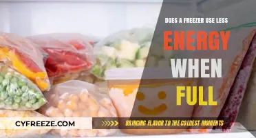 Full Freezers vs. Empty: Which Saves More Energy?