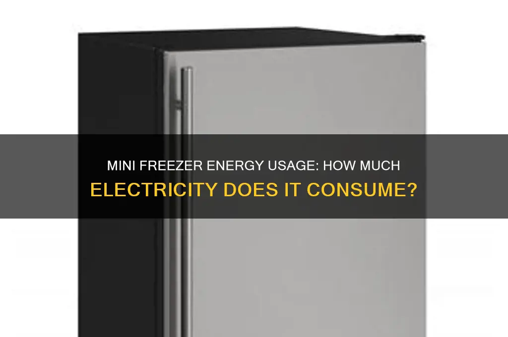 does a mini freezer use a lot of electricity