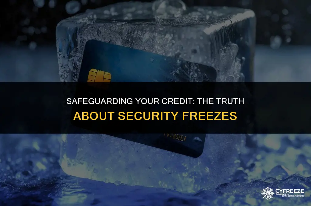 does a security freeze make my credit file secure