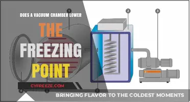 Vacuum Chambers and Freezing: Does Pressure Alter Ice Formation?