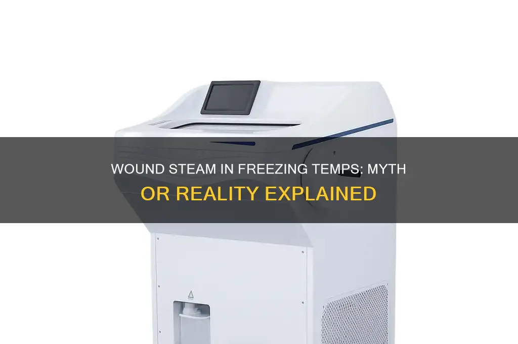 does a wound steam in freezing temperatures