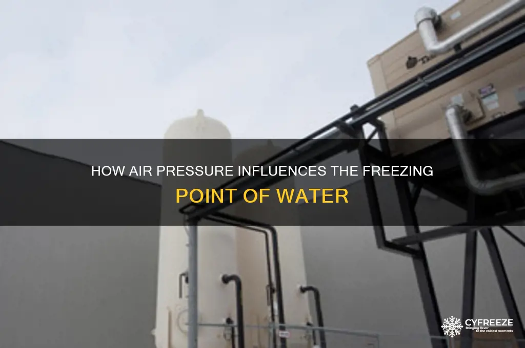 does air pressure affect freezing point
