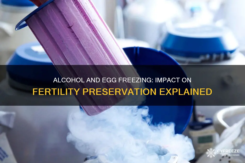 does alcohol affect egg freezing
