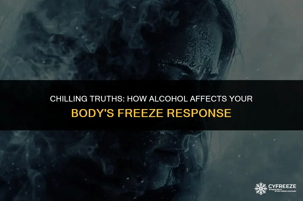 does alcohol make you freeze faster