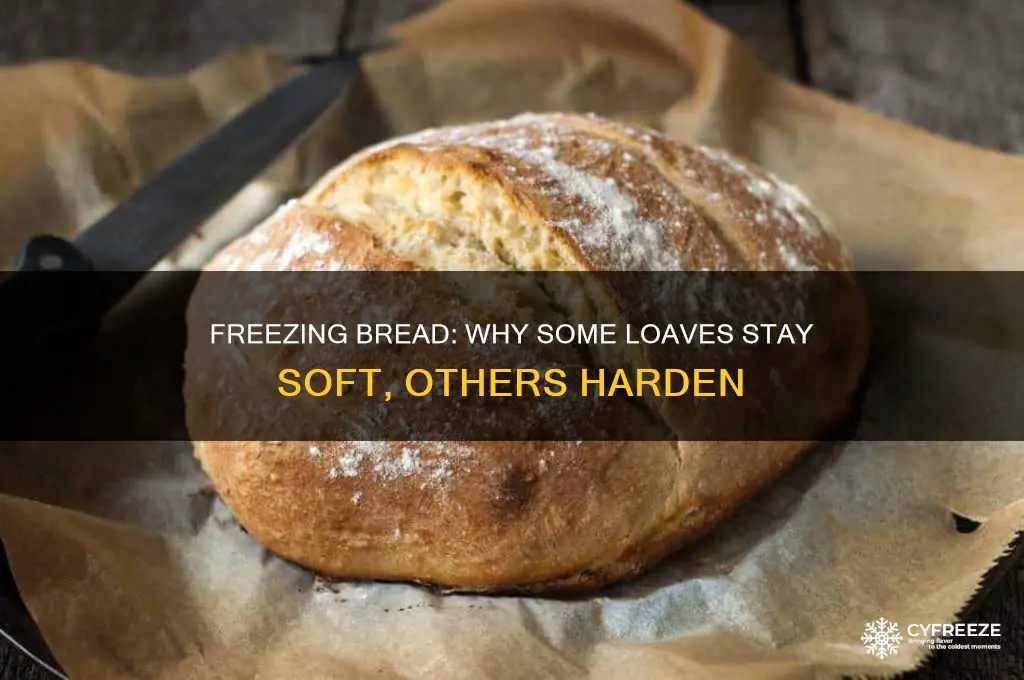 does all bread get hard in freezer