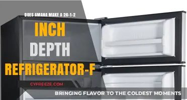 Compact Kitchen Solutions: Amana's 26.1-2 Inch Depth Refrigerator-Freezer
