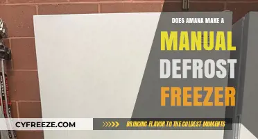 Exploring Amana's Options: Does Their Lineup Include a Manual Defrost Freezer?