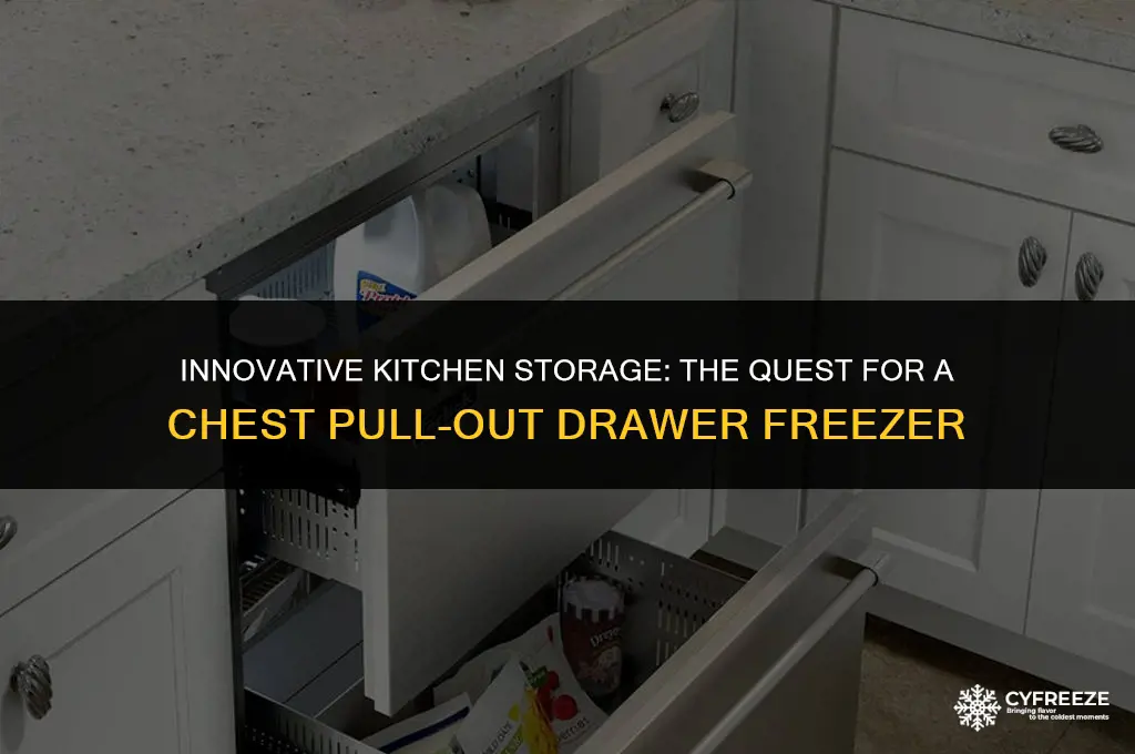 does anyone make a chest pull out drawer freezer