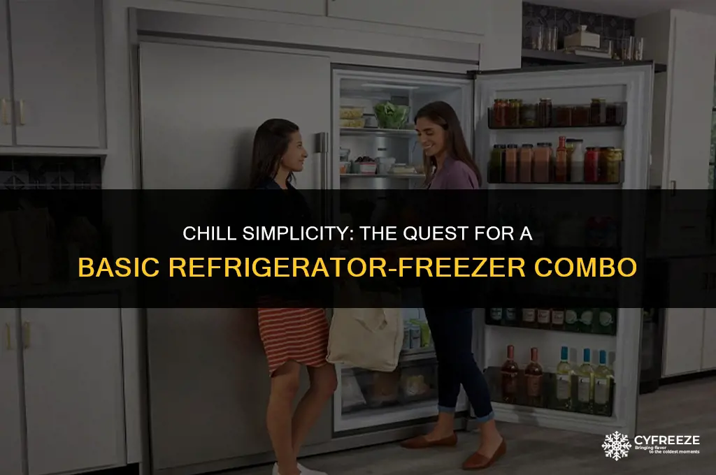 does anyone make a simple refridgerator freezer