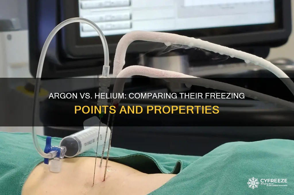 does argon or helium have a higher freezing point
