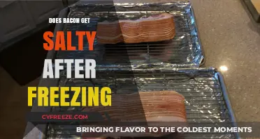 Does Freezing Bacon Increase Its Saltiness? A Culinary Investigation