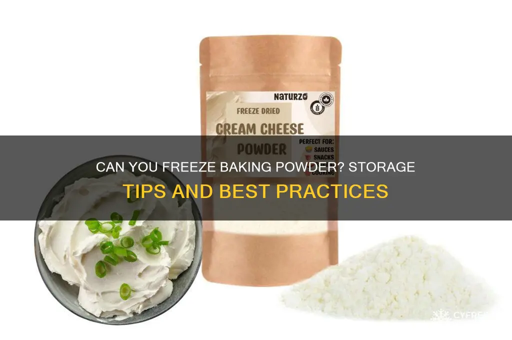 does baking powder use in freezer