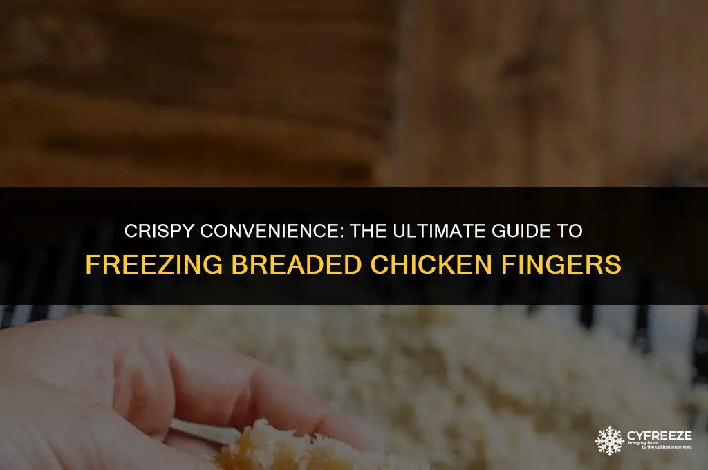 does breaded fried chicken fingers freeze well