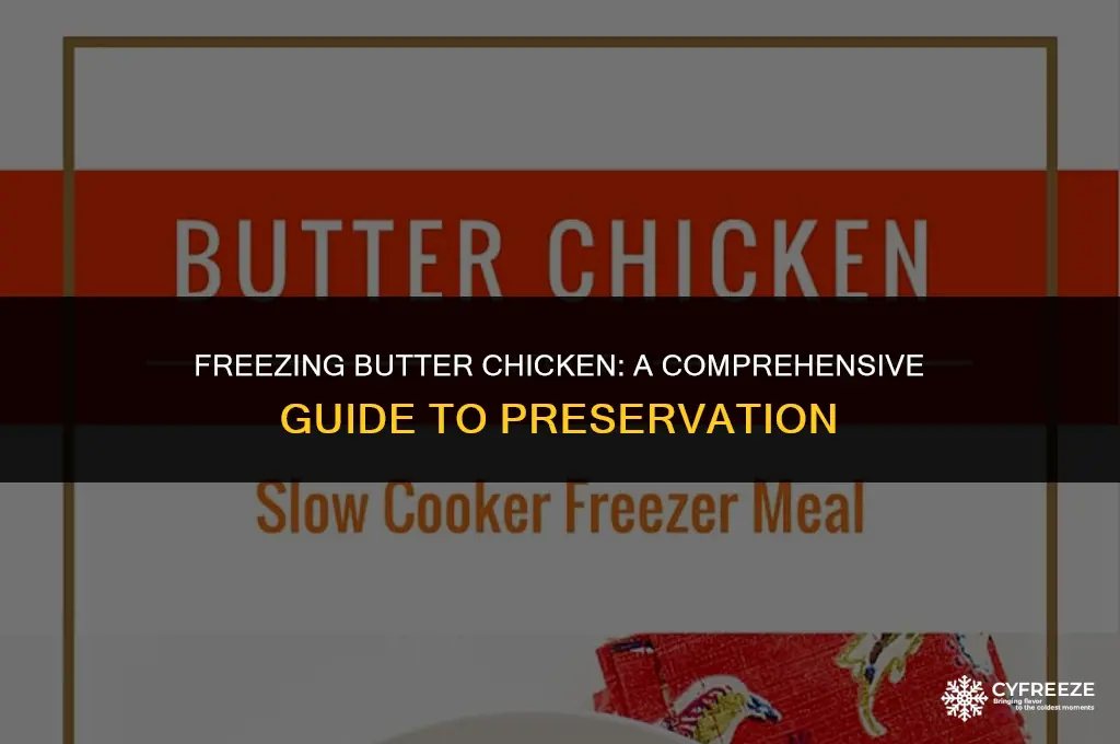 does butter chicken freeze well