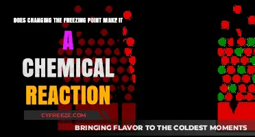 Exploring the Science: Does Altering Freezing Points Indicate a Chemical Reaction?