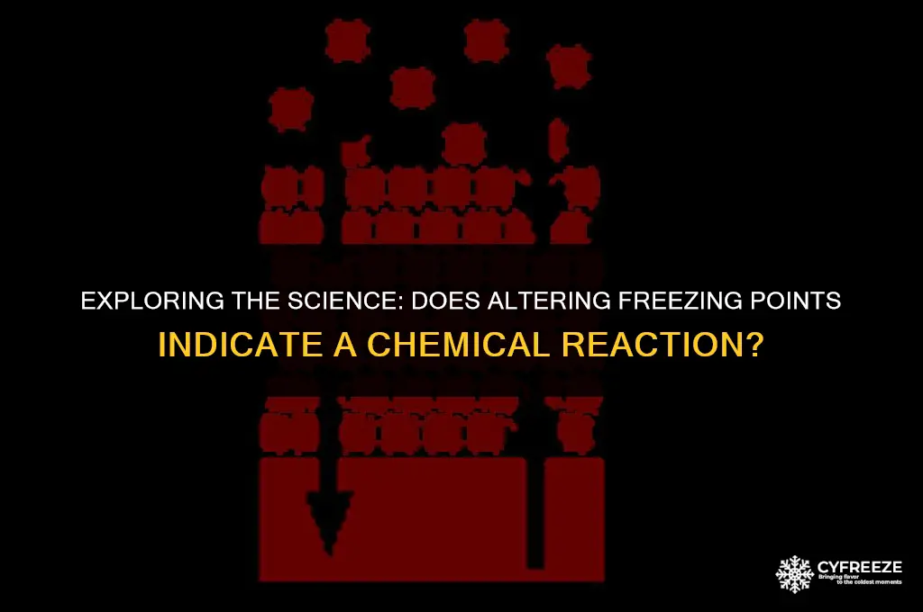 does changing the freezing point make it a chemical reaction
