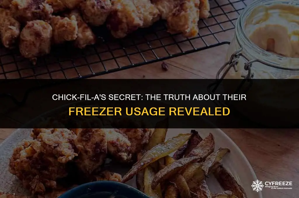 does chick fil a use freezer