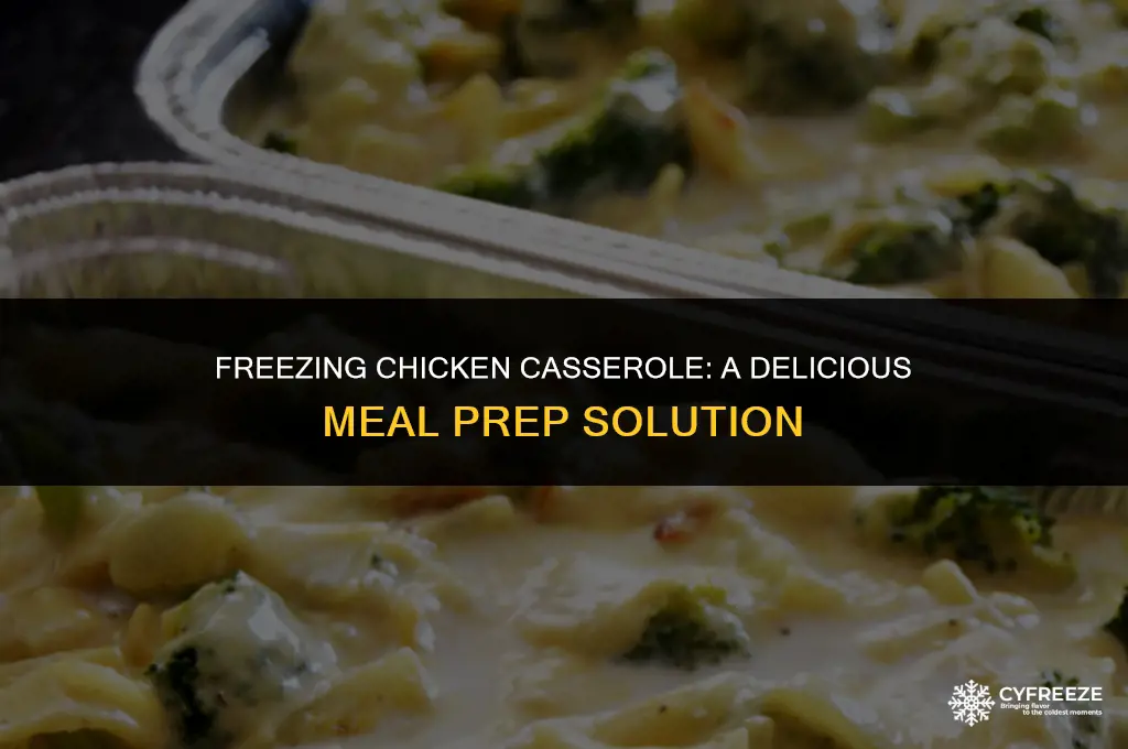 does chicken casserole freeze good