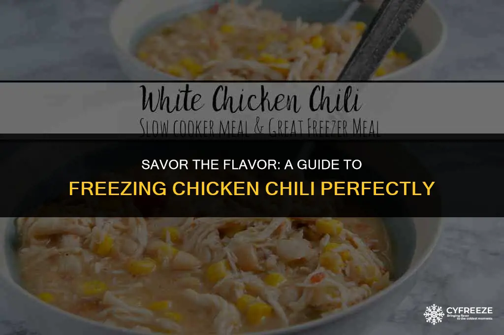 does chicken chili freeze well