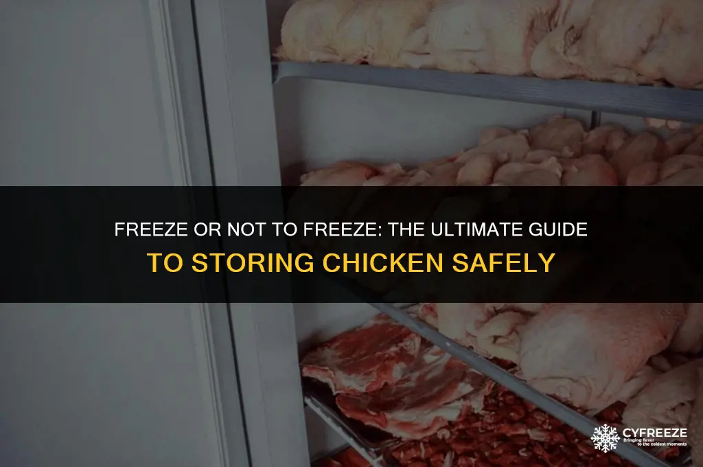does chicken go in the freezer