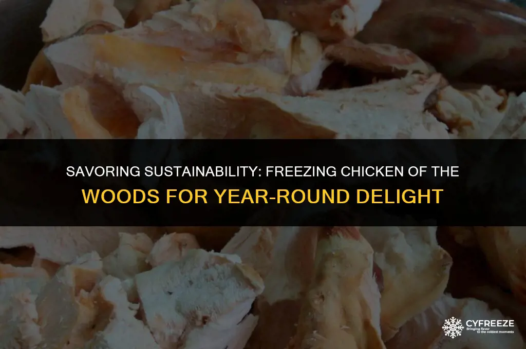 does chicken of the woods freeze well