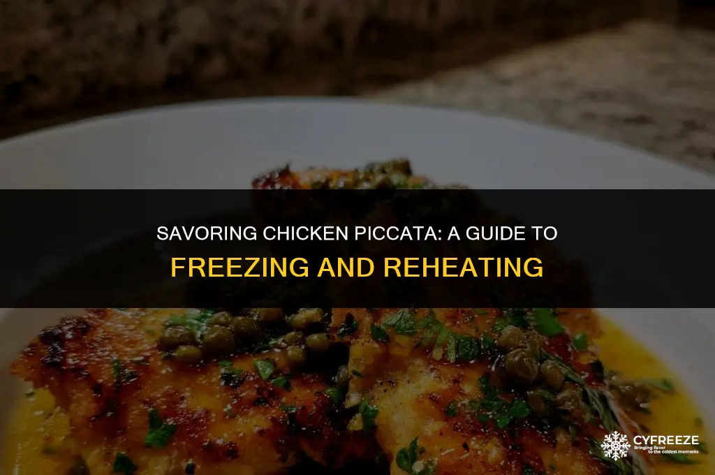 does chicken piccata freeze well