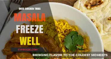 Freezing Chicken Tikka Masala: A Comprehensive Guide