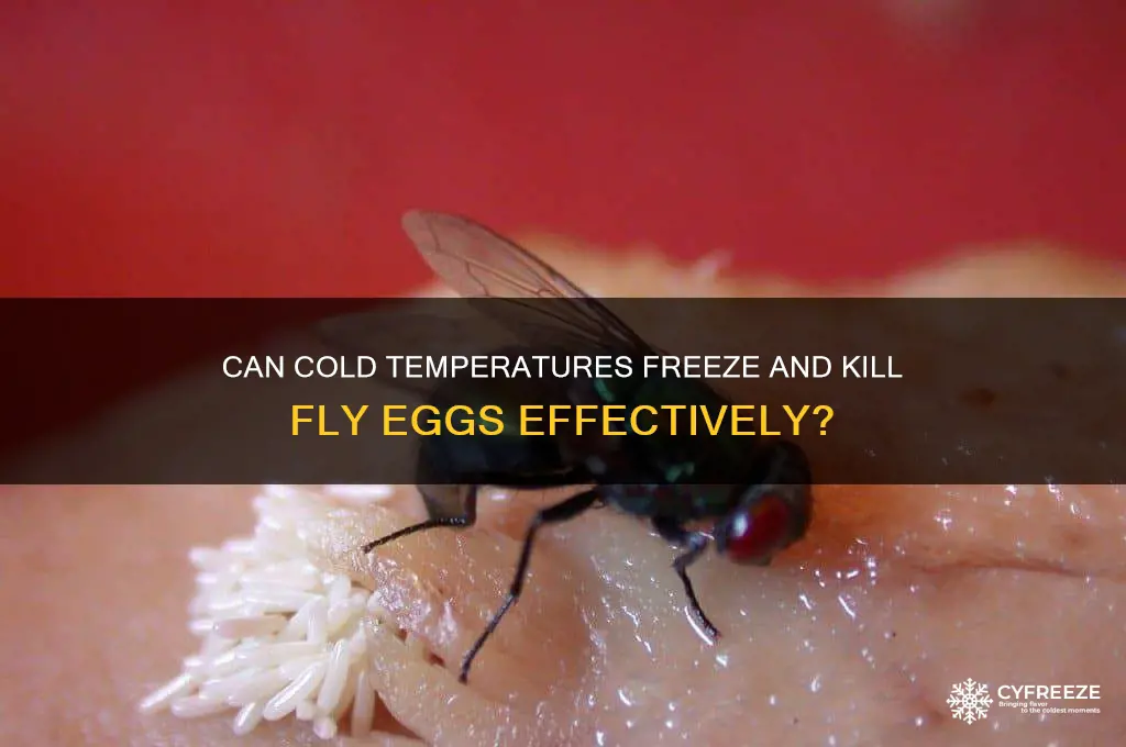 does cold freeze fly eggs