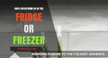 Storing Colostrum: Refrigerator or Freezer? Expert Guidance for Moms