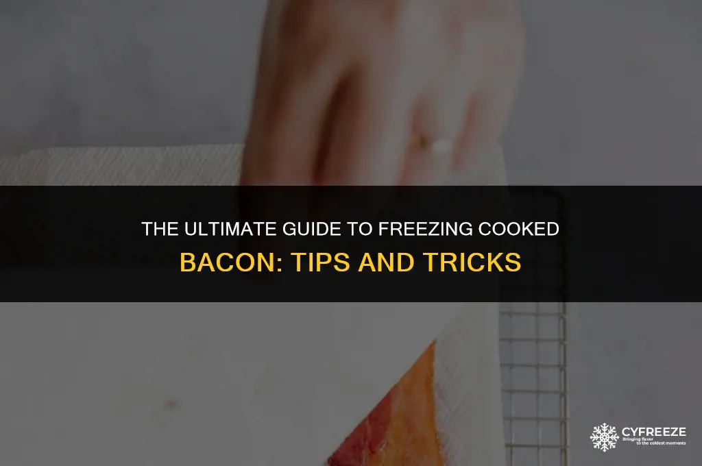 does cooked bacon freeze well