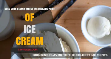The Sweet Science: How Cornstarch Impacts Ice Cream's Freezing Point