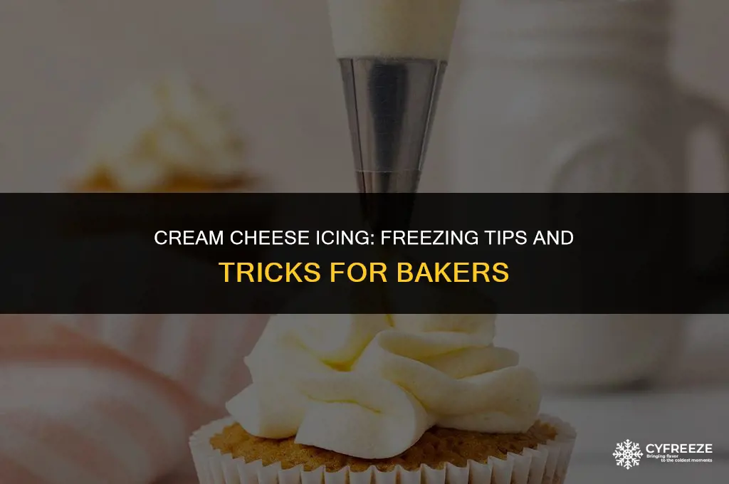 does cream cheese icing freeze well