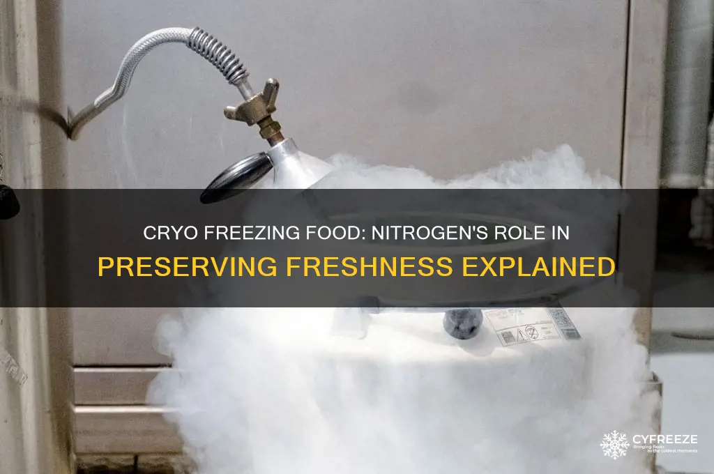 does cryo freezing use nitrogen for freezing food