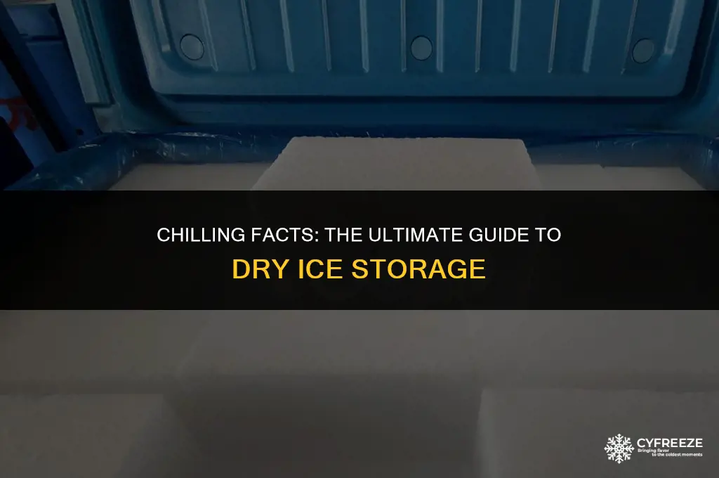 does dry ice keep in the freezer