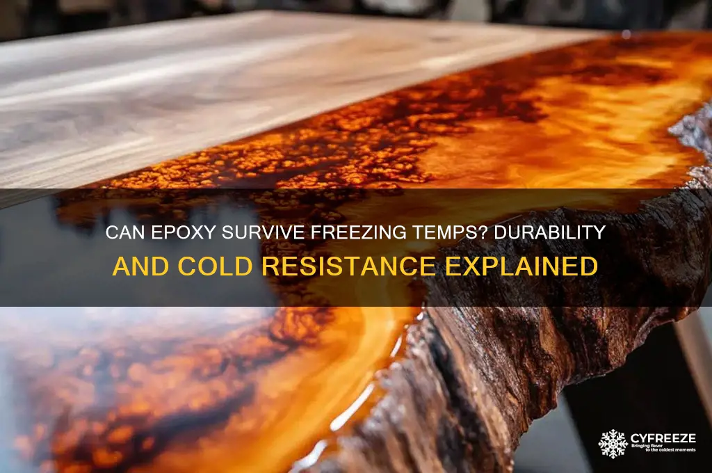 does epoxt withstand freezing temperatures