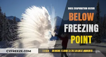 Can Evaporation Happen Below Freezing? Unraveling the Science Behind It