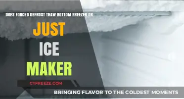 Exploring Forced Defrost: Bottom Freezer vs. Ice Maker Thawing