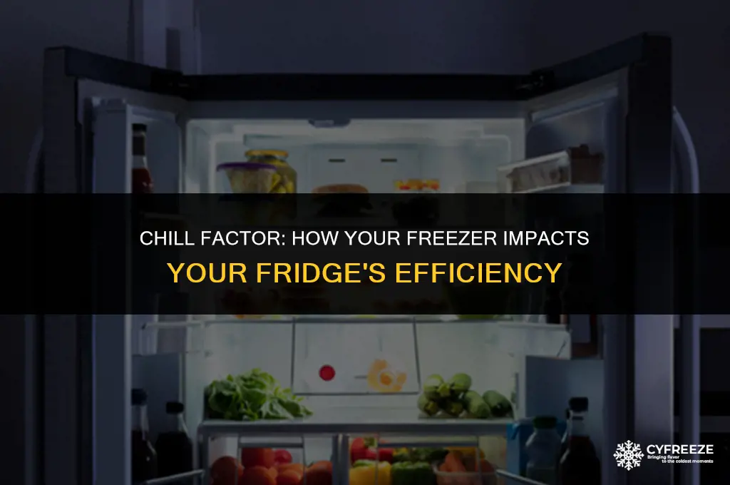 does freezer affect fridge