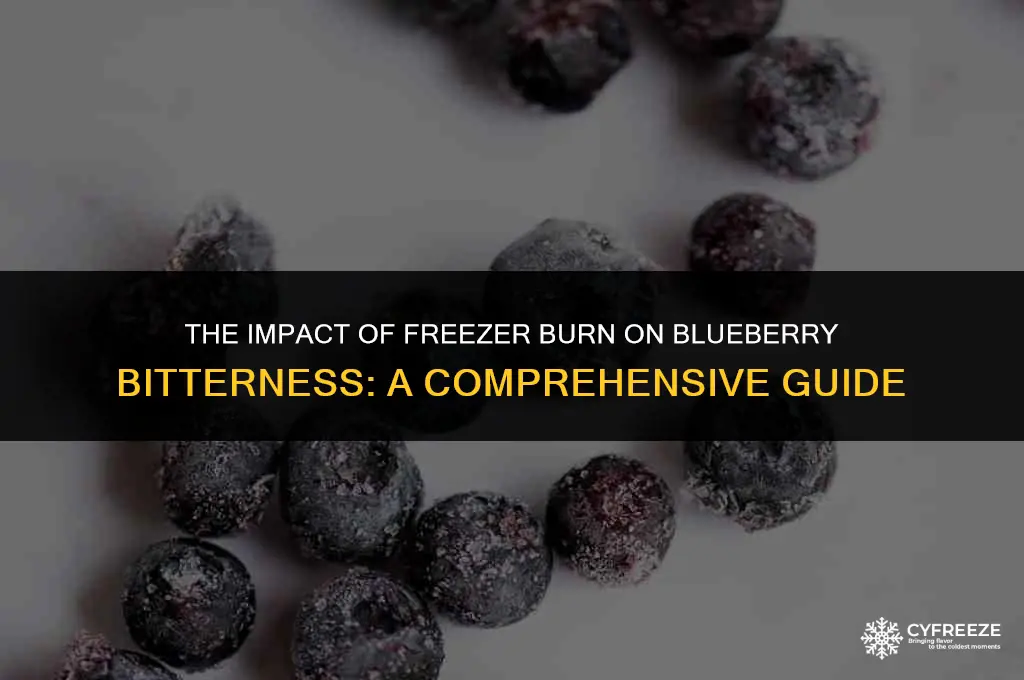 does freezer burn make it bitter blueberries