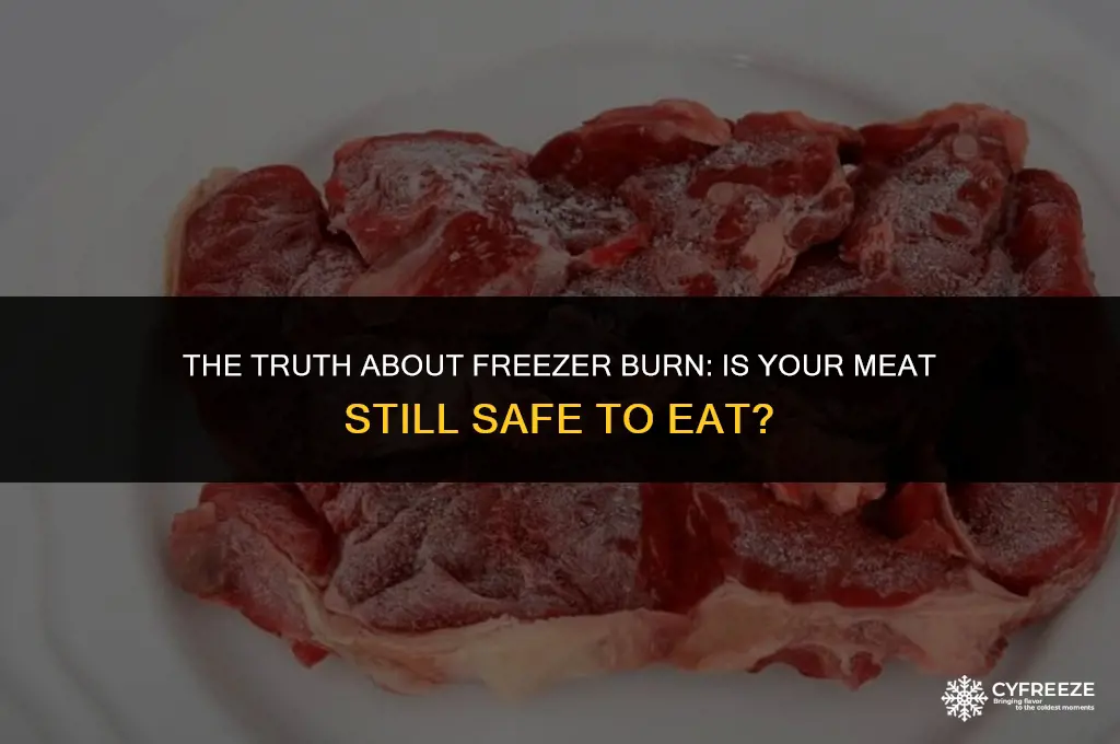 does freezer burn make meat unsafe to eat