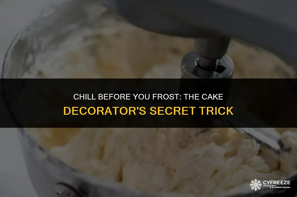 does freezing a cake make it easier to frost