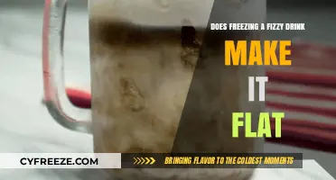 The Fizzy Debate: Does Freezing Your Drink Make It Flat?