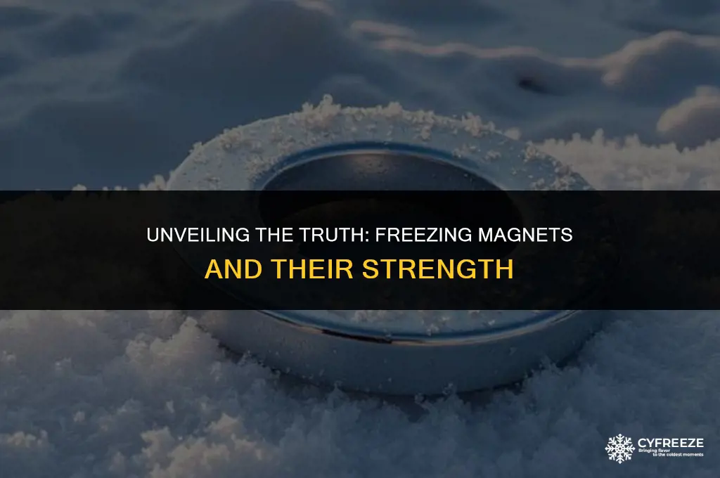 does freezing a magnet make it stronger
