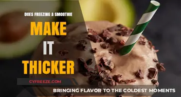 The Chill Factor: How Freezing Affects Smoothie Thickness