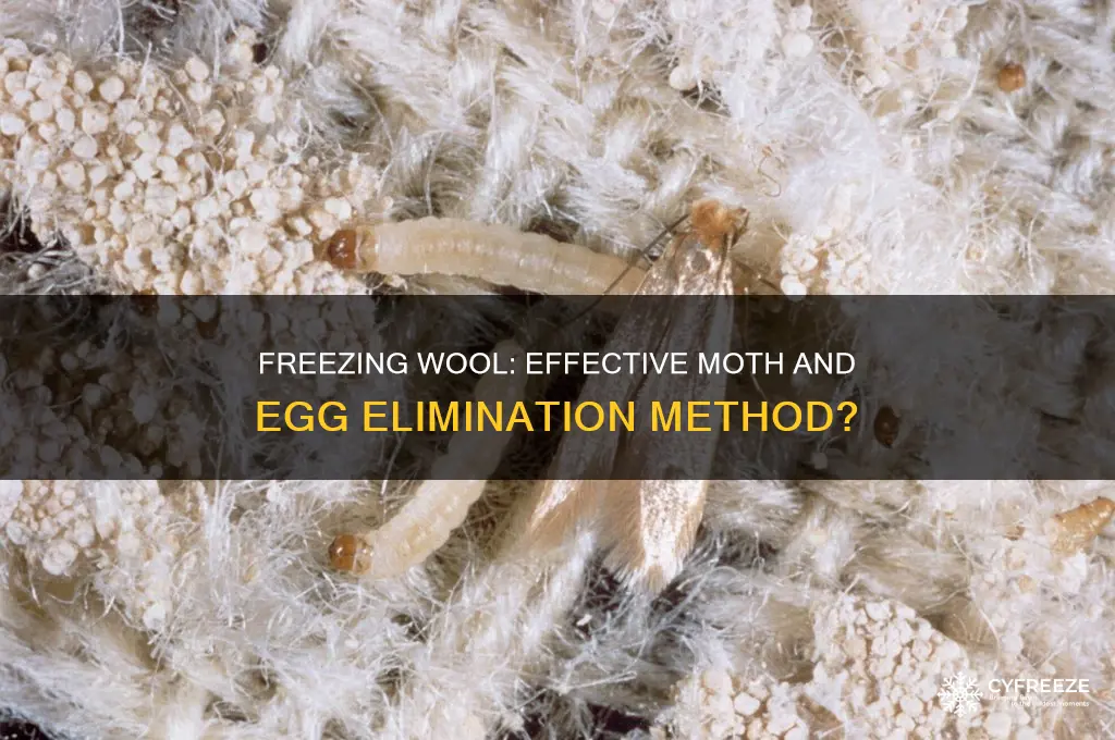 does freezing a wool item kill moths and moth eggs